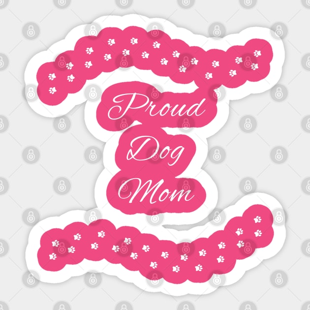 Dog Mom Sticker by CityTeeDesigns